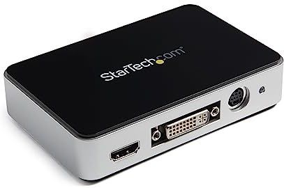 StarTech.com USB 3.0 HDMI video-opnameapparaat - vrijstaande externe capture kaart - USB 3.0 Video Grabber - HDMI/DVI/VGA/componenten HD PVR Video Capture 1080p @ 60fps (USB3HDCAP)
