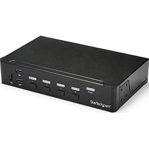 StarTech.com 4-poorts HDMI KVM Switch - HDMI KVM schakelaar met USB 3.0 hub - 1080p