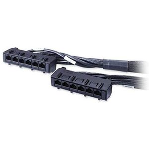 APC Datakabel, CAT6, UTP, CMR, 6XRJ-45, zwart, 12,2 m