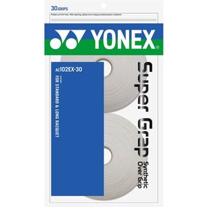 Yonex AC102EX Super Grap Racket Grip - 30 pcs - White