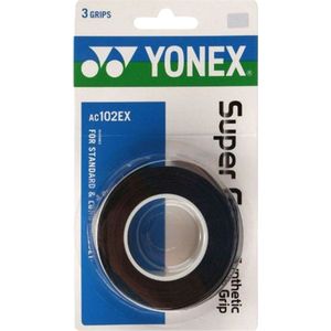 Yonex overgrip Ac102ex 3 stuks zwart