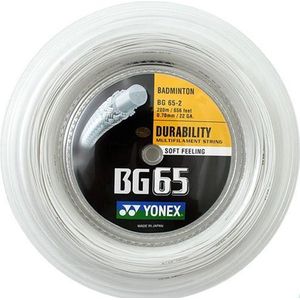 Yonex BG65 - Badmintonsnaren - duurzaam