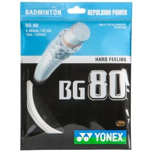 Yonex Set BG-80 Set White Snaren