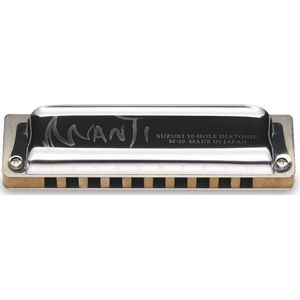 Suzuki - Manji - Mondharmonica - Harsmateriaal - Roestvrijstalen Afdekplaten