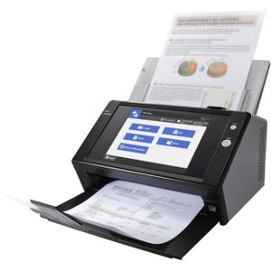 Fujitsu Image Scanner N7100E - Dokumentenscanner - Dual CIS - Duplex - 216 x 355,6 mm - 600 dpi x 600 dpi - bis zu 25 Seiten/Min. (Schwarzweiß) / bis zu 25 Seiten/Min. (Farbe) - ADF (50 Blatt) - bis zu 4000 Scans pro Tag - Gigabit LAN