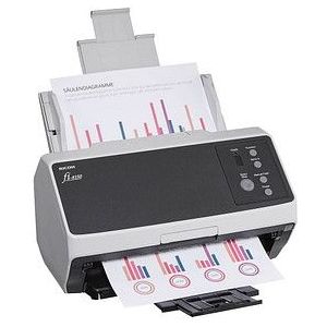 Dokumentenscanner RICOH fi-8150, Schwarzweiß/Farbe, 50 Seiten/min. & 100 Seiten/min., Duplex, USB/LAN, bis A4