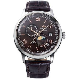Reign Kahn automatisch skelet horloge met leren band Reign Kahn automatisch skelet horloge met leren band