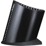 Global - Messenblok - Zwart - RVS - Voor 9 Messen