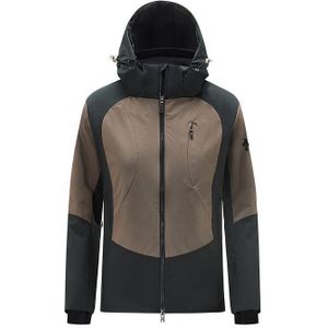 Descente W-Gk90 Insulated Jacket Women Bark Brown maat 38