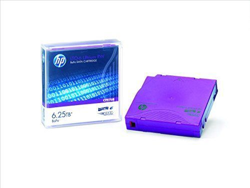 Hewlett Packard Enterprise HPE Ultrium BaFe RW Custom Labeled Data Cartridge - 20 x LTO Ultrium 6 6,25 TB - gelabeld - paars - voor StorageWorks SAS Rack-Mount Kit