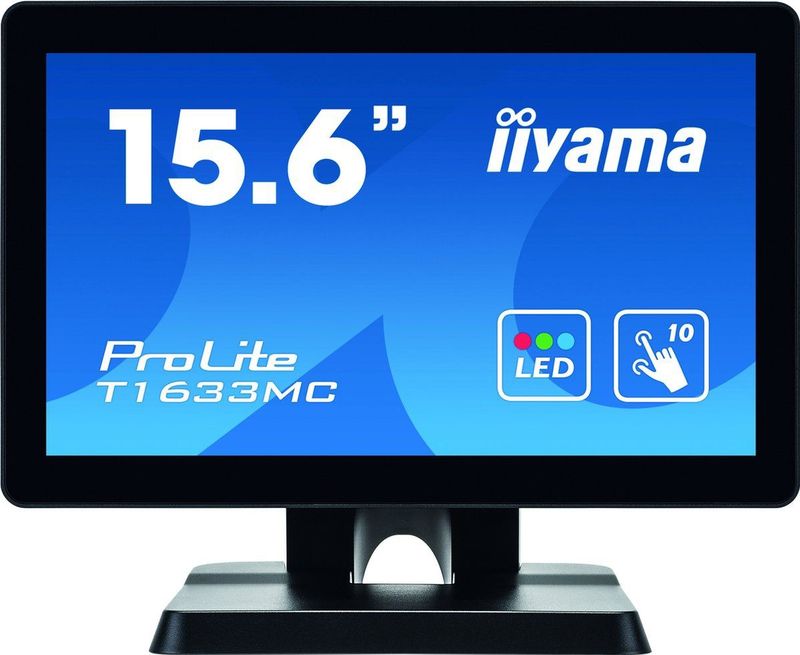 iiyama T1633MC-B1 POS-monitor 39,6 cm (15.6") 1366 x 768 Pixels Touchscreen