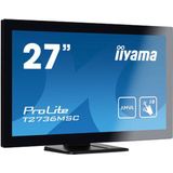 iiyama ProLite T2736MSC-B1 touch screen-monitor 68,6 cm (27"") 1920 x 1080 Pixels Multi-touch Zwart