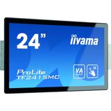 iiyama ProLite TF2415MC-B2 touch screen-monitor 60,5 cm (23.8"") 1920 x 1080 Pixels Multi-touch Multi-gebruiker Zwart