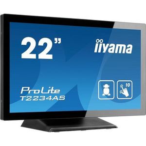 iiyama ProLite T2234AS-B1 computer monitor 54,6 cm (21.5 inch) 1920 x 1080 Pixels Full HD Touchscreen Multi-gebruiker Zwart