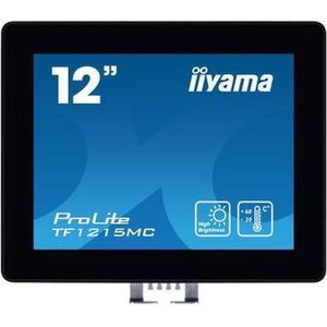 IIYAMA TF1215MC-B1 12.1inch PCAP Bezel Touch 1024x768 450cd/m2 DisplayPort HDMI VGA Through Glass Gl