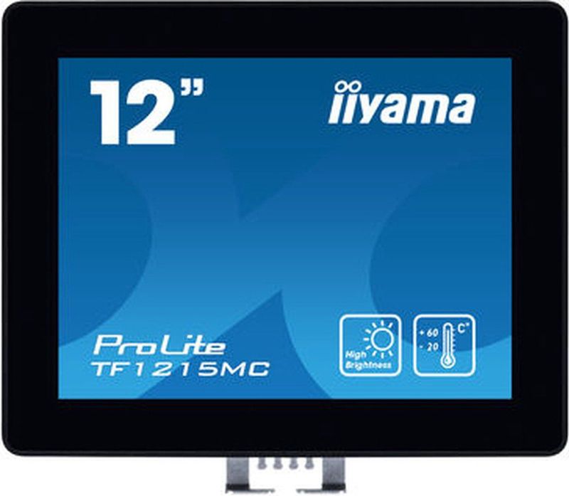 Iiyama - Prolite TF1215MC-B1 - 12.1 Inch - XGA - IPS - LED Monitor - Zwart