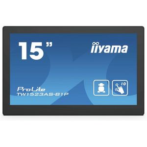 Iiyama Prolite Tw1523as-b1p 15.6´´ Fhd Ips Led 60hz Monitor Zwart One Size / EU Plug