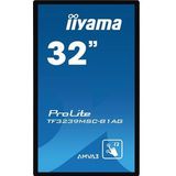 iiyama ProLite TF3239MSC-B1AG computer monitor 80 cm (31.5) 1920 x 1080 Pixels Full HD LED Touchscreen Multi-gebruiker Zwart