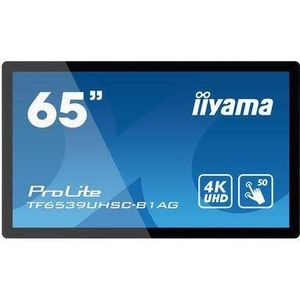 iiyama ProLite TF6539UHSC-B1AG (3840 x 2160 Pixels, 65"), Digitale bewegwijzering, Zwart