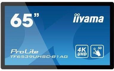 iiyama ProLite TF6539UHSC-B1AG Signage Touch Display 165 cm(65 Zoll)4K-UHD, IPS-Panel, 500cd/m², 24/7, LAN