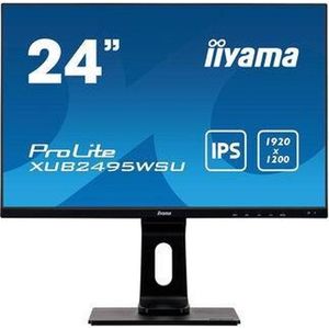 iiyama ProLite XUB2495WSU-B3 computer monitor 61,2 cm (24.1") 1920 x 1200 Pixels WUXGA LED Zwart