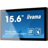 iiyama ProLite TF1634MC-B8X computer monitor 39,6 cm (15.6") 1920 x 1080 Pixels Full HD LED Touchscreen Multi-gebruiker Zwart