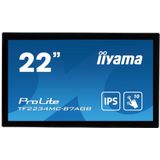 IIYAMA 21.5inch IPS PCAP AG Bezel Free 10P Touch 1920x1080 1000:1 300cd/M2 8ms VGA DP HDMI USB Interface