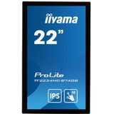 IIYAMA 21.5inch IPS PCAP AG Bezel Free 10P Touch 1920x1080 1000:1 300cd/M2 8ms VGA DP HDMI USB Interface