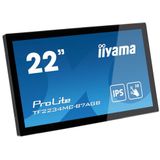 IIYAMA 21.5inch IPS PCAP AG Bezel Free 10P Touch 1920x1080 1000:1 300cd/M2 8ms VGA DP HDMI USB Interface