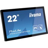 IIYAMA 21.5inch IPS PCAP AG Bezel Free 10P Touch 1920x1080 1000:1 300cd/M2 8ms VGA DP HDMI USB Interface
