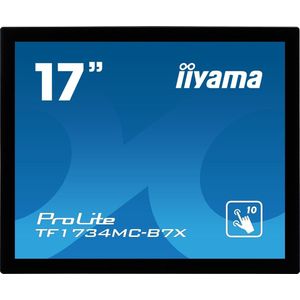 iiyama Prolite TF1734MC-B7X 43,2 cm (17 inch) touchscreen monitor 1280 x 1024 pixels meerdere druk zwart
