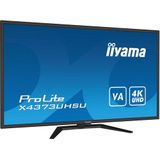 iiyama ProLite X4373UHSU-B1 - 43 Inch - VA - UHD - USB-Hub