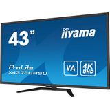 iiyama ProLite X4373UHSU-B1 - 43 Inch - VA - UHD - USB-Hub