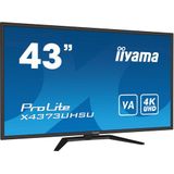 iiyama ProLite X4373UHSU-B1 - 43 Inch - VA - UHD - USB-Hub