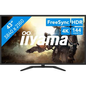 iiyama G-MASTER G4380UHSU-B1 computer monitor 108 cm (42.5 inch) 3840 x 2160 Pixels 4K Ultra HD LED Zwart