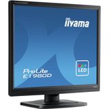 iiyama ProLite E1980D-B1 LED display 48,3 cm (19"") 1280 x 1024 Pixels XGA zwart