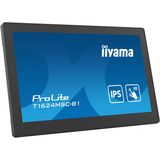 iiyama T1624MSC-B1 beeldkrant Interactief flatscreen 39,6 cm (15.6) IPS 450 cd/m² Full HD Zwart Touchscreen 24/7