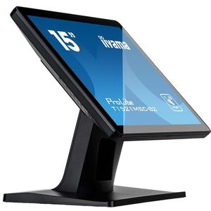 iiyama ProLite T1521MSC-B2 computer monitor 38,1 cm (15") 1024 x 768 Pixels XGA LED Touchscreen Tafelblad Zwart