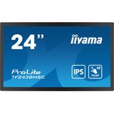 iiyama PROLITE Digitaal A-kaart 61 cm (24 inch) LED 600 cd/m² Full HD Zwart Touchscreen