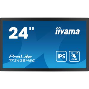 iiyama TF2438MSC-B1 beeldkrant Digitaal A-kaart 61 cm (24 inch) LED 600 cd/m² Full HD Zwart Touchscreen
