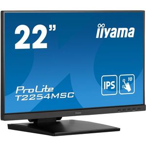 iiyama ProLite T2254MSC-B1AG - 22 Inch - IPS - Full HD - 10 punts touch - Anti glare