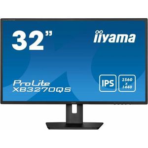 Iiyama ProLite XB3270QS-B5 Business LCD-monitor Energielabel F (A - G) 80 cm (31.5 inch) 2560 x 1440 Pixel 16:9 4 ms HDMI, DisplayPort, DVI, Hoofdtelefoon (3.5