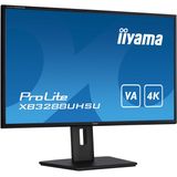 iiyama ProLite XB3288UHSU-B5 - 32 Inch - VA - 4K - USB-hub - In hoogte verstelbaar