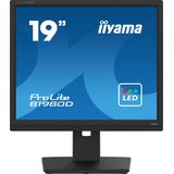 Iiyama Prolite B1980D-B5 Moniteur LED SXGA VGA DVI Réglage de la hauteur Pivot Noir 48 cm 19