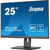 iiyama ProLite XUB2595WSU-B5 computer monitor 63,5 cm (25") 1920 x 1200 Pixels WUXGA LED Zwart