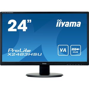 Iiyama ProLite X2483HSU-B5 - Full HD Monitor - USB-hub - 24 Inch