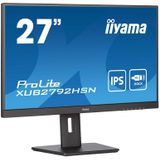 iiyama ProLite XUB2792HSN-B5 - Full HD USB-C Docking Monitor - 65w - RJ45 - 75hz - 27 Inch