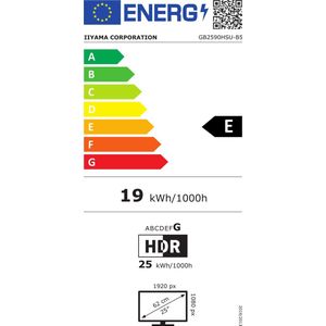 iiyama G-MASTER GB2590HSU-B5 computer monitor 62,2 cm (24.5") 1920 x 1080 Pixels Full HD LCD Zwart