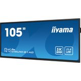 IIYAMA TE10518UWI-B1AG 105inch UW5K 5120x2160 iiWare11 Android 13 40-Points PureTouch IR+ with zero