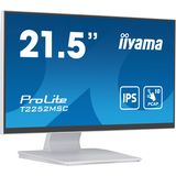 Iiyama 21,5 WHITE Bonded PCAP Touchscreen monitor Energielabel: C (A - G) 54.6 cm (21.5 inch) 1920 x 1080 Pixel 16:9 5 ms HDMI, DisplayPort, USB 3.2 Gen 1 IPS
